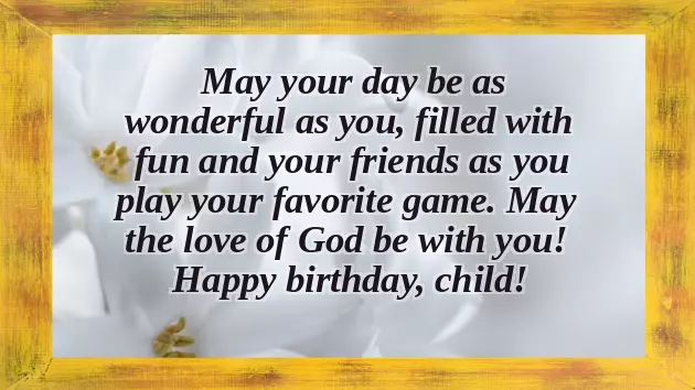 Birthday Blessings For A Child
