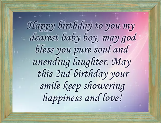 Birthday Wishes In English For Baby Boy