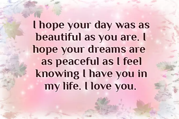 Good Night Msg For Girlfriend