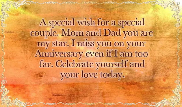 Dad Mom Anniversary Wishes