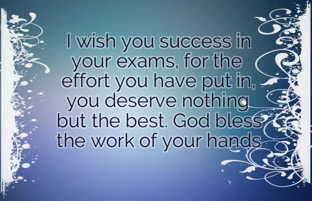 Exam Success Text Exam Success Text