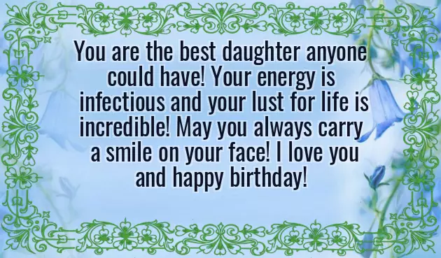 Little Daughter Birthday Quotes