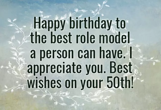 Happy Birthday For 50 Year Old Man