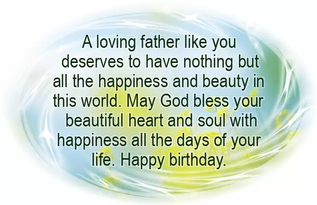 Birthday Father Wishes
