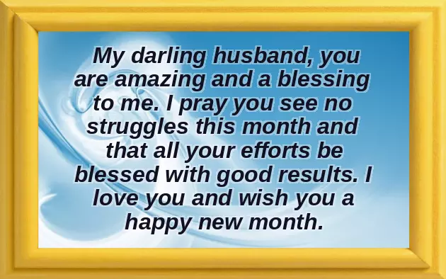 Happy New Month For My Love
