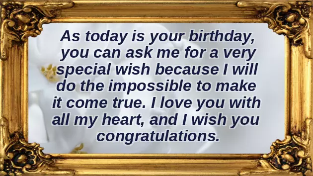 Sweet Birthday Letter For Girlfriend