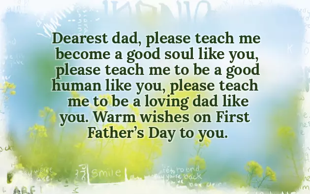 Fathers Day Message From Child