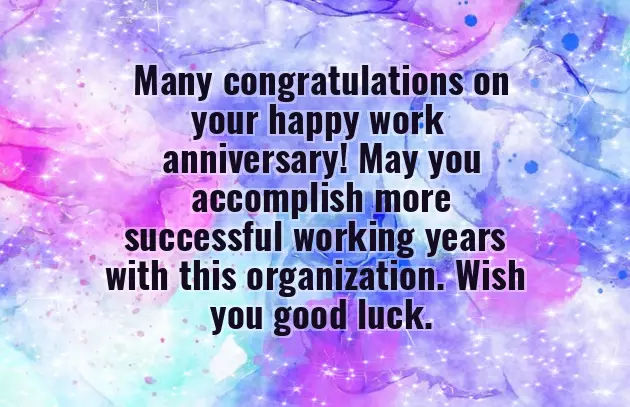 Congratulations 2 Years Work Anniversary