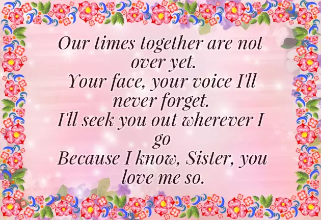 Poem For My Sister In Heaven