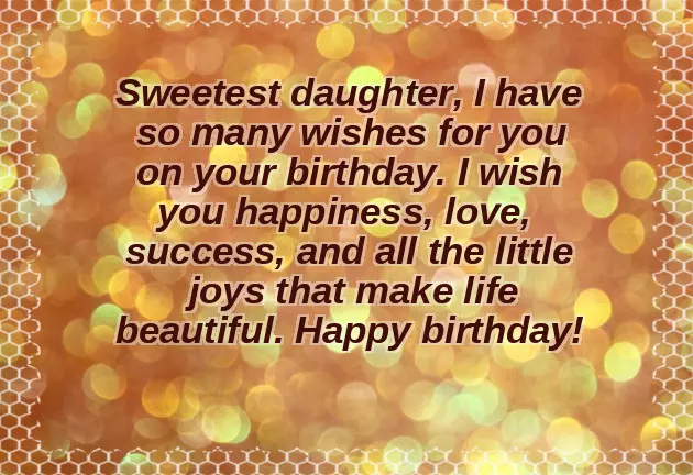 Special Daughter Birthday