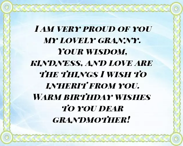 Birthday Quotes For Grandmother