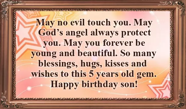 Son 5Th Birthday Quotes
