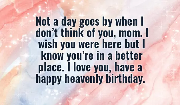 Happy Birthday In Heaven Mum Quotes