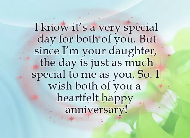 Wishes To Parents Wedding Anniversary