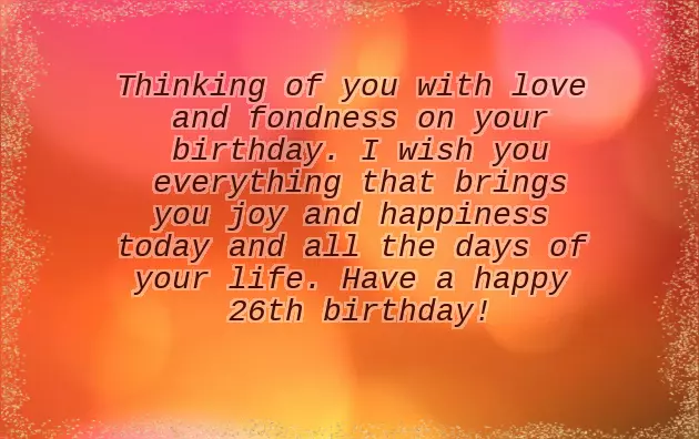 26 Birthday Quotes