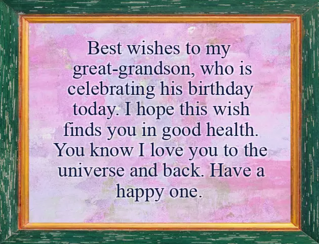 Birthday Greetings To My Grandson