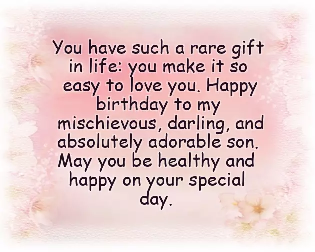 Best Wishes Son Birthday
