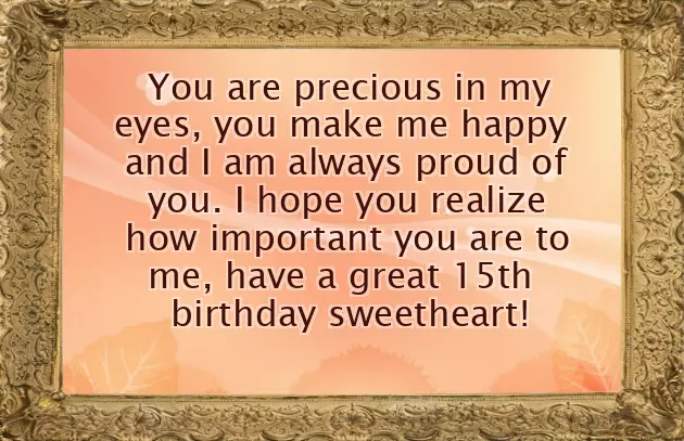 Birthday Wishes For 15 Year Old Daughter Birthday Wishes For 15 Year Old Daughter