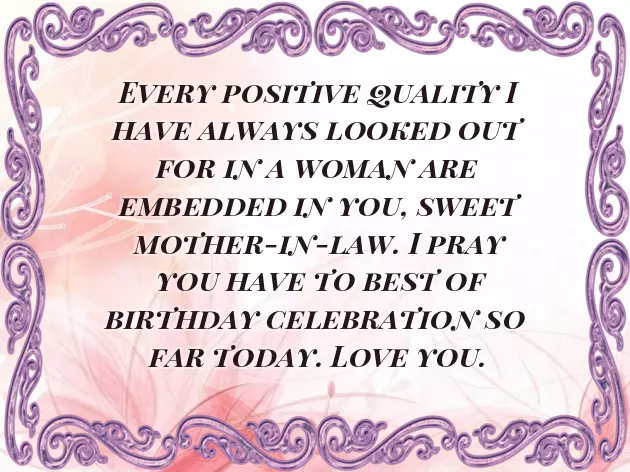 Happy Birthday Beautiful Mother In Law