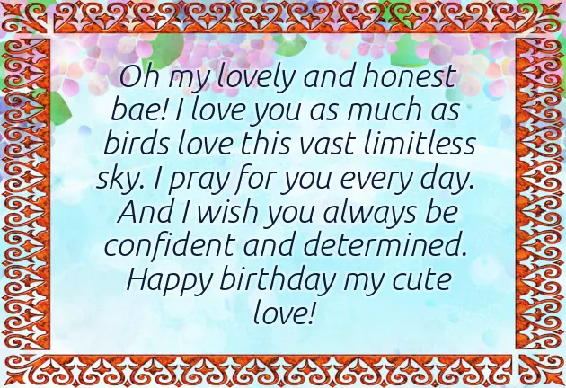 Happy Birthday To Boyfriend Text