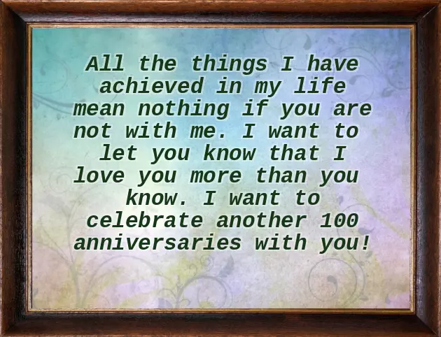 1 Year Anniversary Status