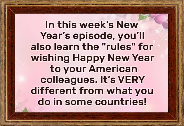 New Year English Wishes
