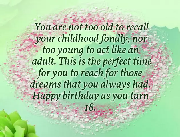 Quotes On 18Th Birthday Girl