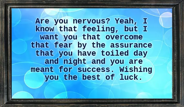 Best Wishes Exam For Girlfriend