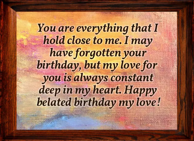 Happy Belated Birthday Man