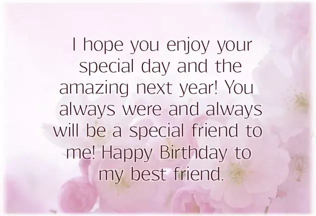 Birthday Wishes For My Best Friend Girl