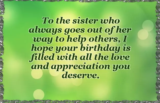 Birthday Sister Caption Birthday Sister Caption