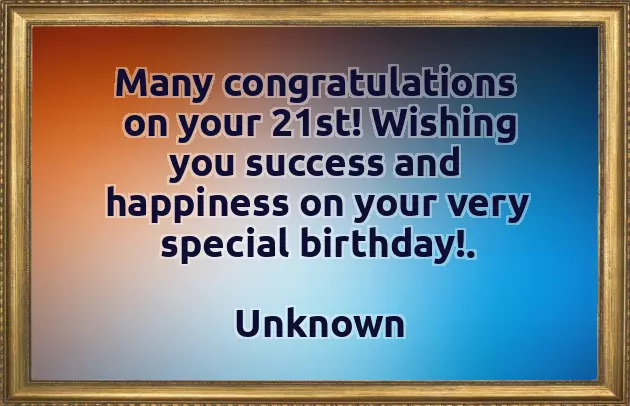 21St Birthday Words Of Wisdom 21St Birthday Words Of Wisdom