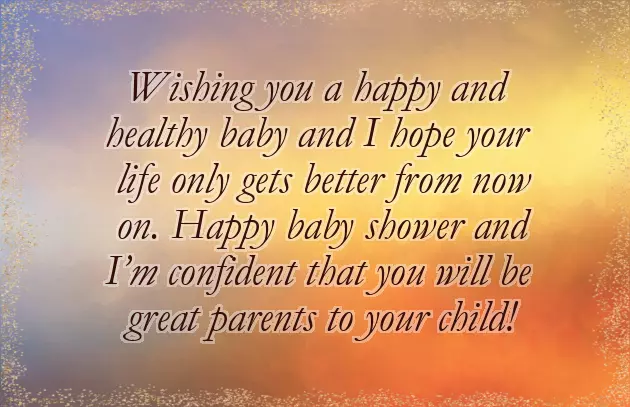 Baby Boy Wishes Baby Shower