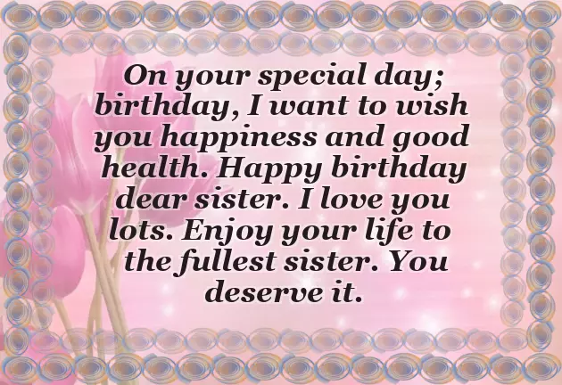 Happy Birthday Wish For Elder Sister Happy Birthday Wish For Elder Sister