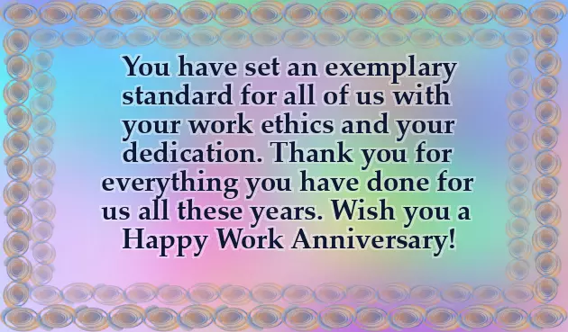 5 Years Work Anniversary Wishes