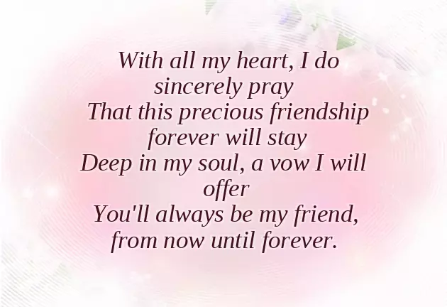 Poem For Best Friend Forever Poem For Best Friend Forever