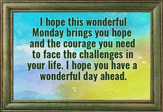 Monday Morning Messages