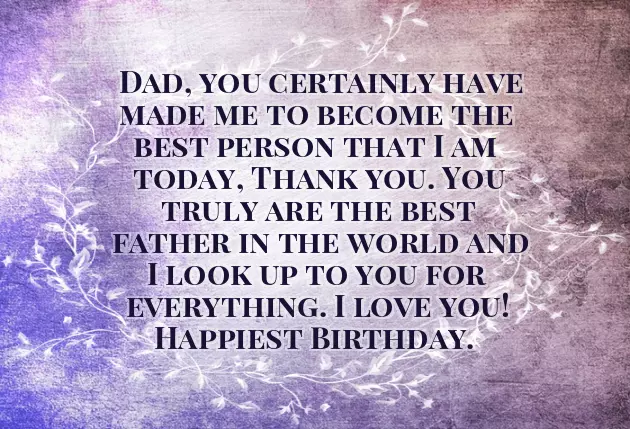 Caption For Dad Birthday