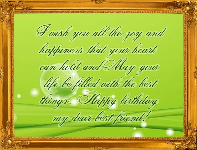 Simple Birthday Wishes For Friend Female