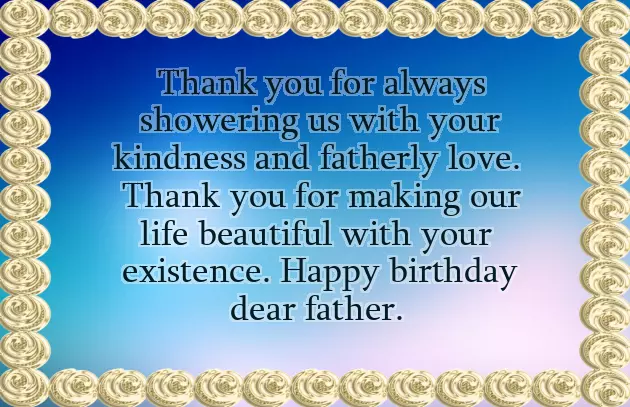 Wishes For Birthday To Father