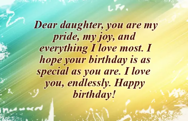 Birthday Wishes For 4 Year Daughter