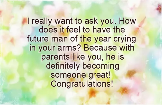 Congratulations For The Birth Of Your Son Congratulations For The Birth Of Your Son