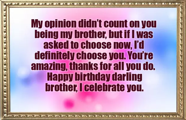 Caption For Birthday Of Brother