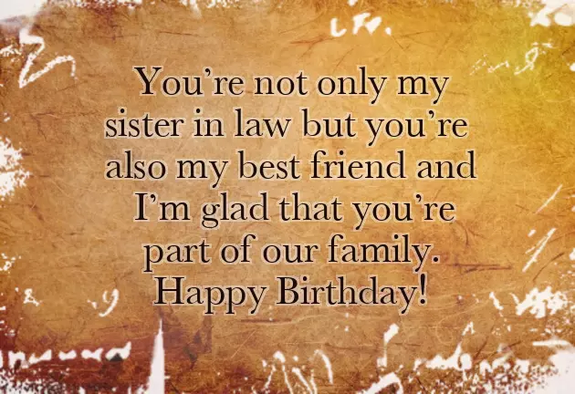 Sister In Law Funny Birthday Wishes Sister In Law Funny Birthday Wishes