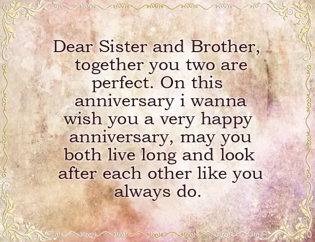 Anniversary To Sister