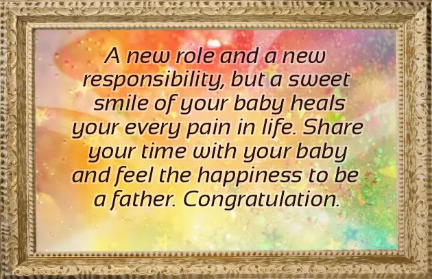 Congratulations Wishes For Becoming Father