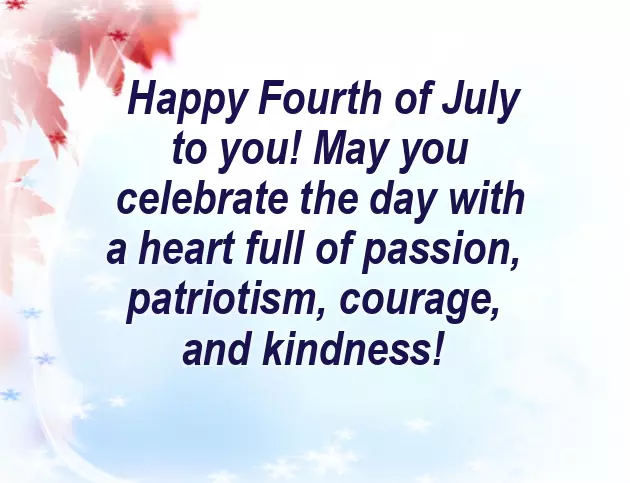 Fourth Of July Greetings Messages