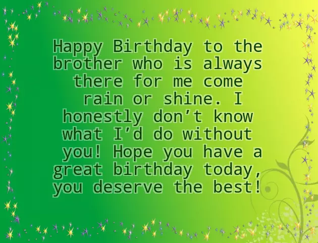Birthday Quotes For Small Brother