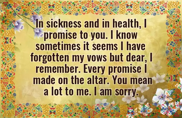 Im Sorry Poems For My Wife