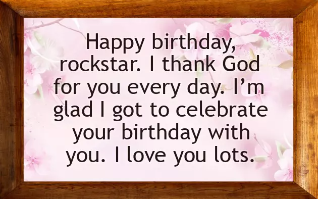 Sweet Romantic Birthday Wishes For Him